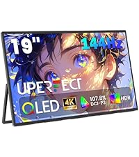 Amazon.co.jp: UPERFECT モバイルモニター 4K 19インチ 144Hz QLED